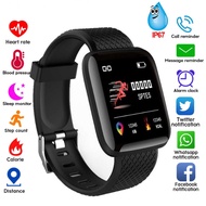 116 Plus Smart Watch Bluetooth Call  Waterproof  1.44-inch Full Touch Heart Rate Blood Fitness Tracker With Multifuntion