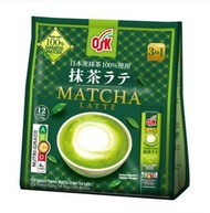 OSK 即溶3合1拿鐵奶茶-抹茶 12 × 22g (Instant 3-in-1 Green Tea Matcha Latte)