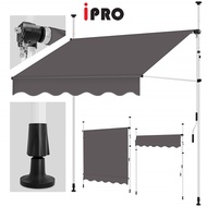 IPRO Clamp Awning Roof for Sun Shade Retractable Awning Balcony Outdoor Shades for Window Car Canvas Canopy Awning Tudung Rumah Tingkap