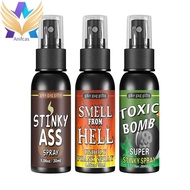 Halloween 30ml Fart Gag Spray Prank Toy Spoof Odor Stinky Terrible Smell Spray