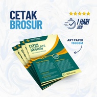 150gsm Art Paper Brochure Printing,/ Flyer Printing, Promotional Brooch, 2-Sided Brochure Printing