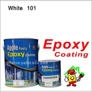101 white 5L APPLE epoxy paint heavy duty protective coatings for floor cemin and tile ceramic finish exterior interior