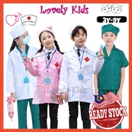 [READY STOCK]3Y-8Y Kids Career Costume Occupation Hospital Doctor Surgeon Nurse Kostum Jururawat Dok