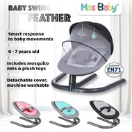 Mas Baby FEATHER Newborn Manual Swing Rocker Bouncer