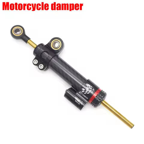 Universal DIMOTIV Matris Adjustable Steering Damper for Kawasaki Ninja 400 300 250 Honda CB650F Yama