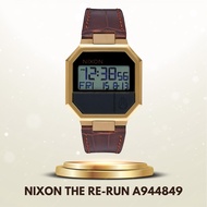 Nixon A944849 Re-Run Tali Kulit Coklat Jam Tangan Nixon Original