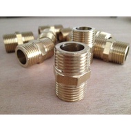 4 Points 6 Hexagon Standing Cloth Joints, 4 6 Double Male Copper Hexagonal Bushen, 6 To 4 Inner 6 4 