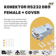 RS232 DB9 FEMALE Connector + Cover