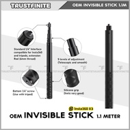 Oem Invisible Stick 1.1m Insta360 X/X2/X3/ONE RS/GoPro Max Monopod