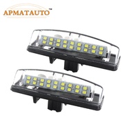 2pcs No Error White 18SMD LED License Plate Light for Toyota Camry Aurion Prius Lexus IS300 LS430 GS