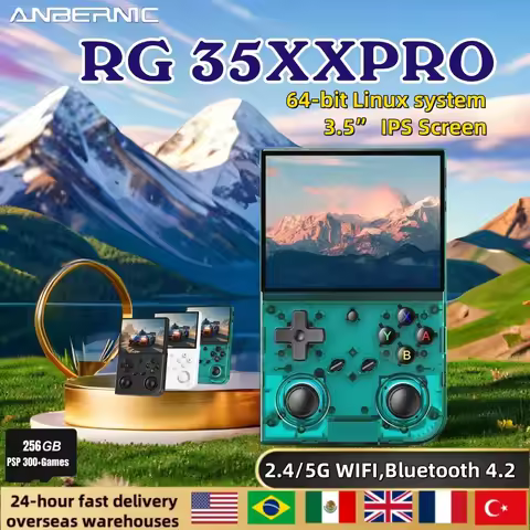Anbernic RG 35XXPro RG35XX Pro 3.5”IPS Screen Video Game Console Linux 64-bit Retro Video Gaming Pla