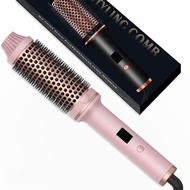 UKLISS Thermal Brush Hair Curler 3 In 1 Ionic  Curly Hair Iron Hair Straightener Comb Curler Anti Sc