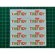 SGV TRENDY Sticker Helmet Epoxy SGV Special Edition Helmet