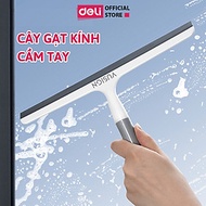 Cây Gạt Nước Lau Kính Cầm Tay Deli, Gạt Chùi Kính Cầm Tay Nhỏ Gọn Vệ Sinh, Cao Su Đầu Gạt Rộng