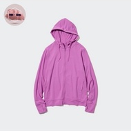 Uniqlo - Airism Jaket Uv Protection Mesh Hoodie 433703 || Jaket Wanita