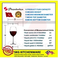 440ML/44728 Pasabahce Enoteca Series Red Wine Glass White Wine Glass Gelas Wain Merah Gelas Wain Put