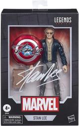 玩具聯合國★ 現貨 孩之寶 漫威 傳奇 6吋 史丹李 史丹利 Stan Lee + 美國隊長 簽名 盾牌 象棋棋盤