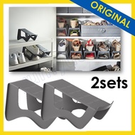 2set Shoe Organiser / Shoe Organizer for Shoe Racks / Space Saving Shoe Box