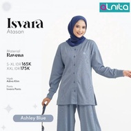 ISVARA WOMEN'S TOP BY ALNITA Blouse Muslimah Ironless Blouse