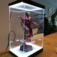 HT hottoys 1/6 Iron Man mk45mk50mk47 1/6 Universal Acrylic Display Box with Light