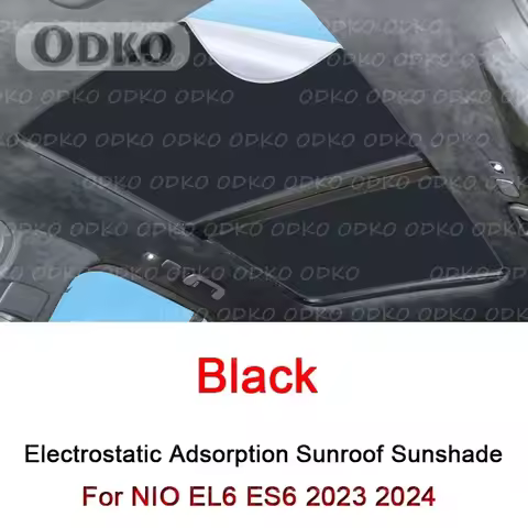 Car Electrostatic Adsorption Sunroof Sunshade Cover For NIO EL6 ES6 2023 2024 2025 Heat Insulation S