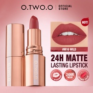 O.TWO.O Matte Kiss Lock Color Matte Lipstick, Light Matte Long Lasting Velvet Lipstick KLG2