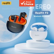 Realfit F2 TWS Bluetooth Wireless Earphone Mini  High-Quality Earbuds Long Battery Life Headphone
