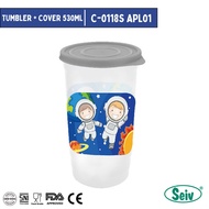 530ml Seiv Plastic Children's Character Tumbler - C-0118S