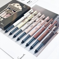 Tema Kopi Cecair Dakwat Cepat Kering Pen Gel, Tiada Calitan Pen Sentuhan Lembut untuk Mencatat Nota 