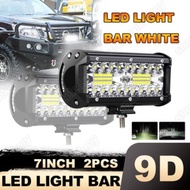 Lampu Kerja Led 7 inci 120W Lampu Kabut Lampu Sorot Balok Banjir Untuk Pekerjaan Offroad Mobil Trakt