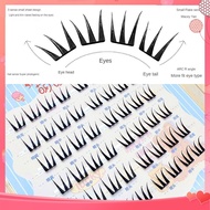 Meng Jie Shang Pin 6 Rows Glue-free False Eyelashes Natural Simulation Segmented Curling Dense False