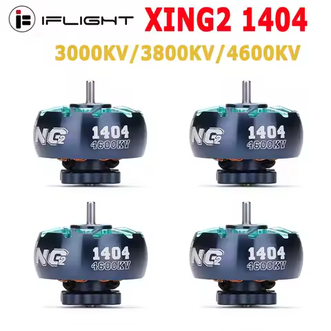 IFlight XING2 1404 3000KV/3800KV/4600KV 2-4S Toothpick Ultralight Build unibell motor compatible 3-4