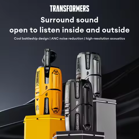 TRANSFORMERS TF-T01 PRO ANC Active Noise Reduction Wireless Earphone Low Latency HD Call Bluetooth H