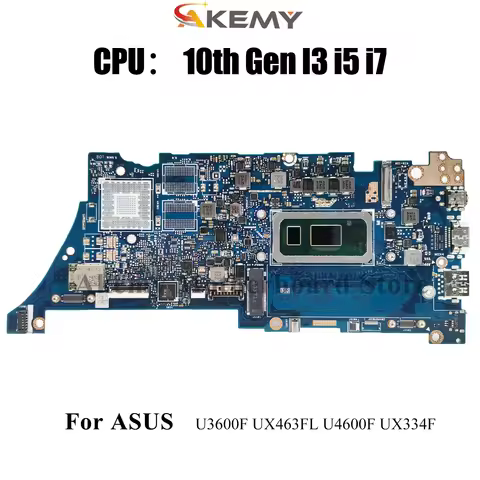 UX334FA Laptop Motherboard For ASUS ZenBook UX334FA UX334FL UX334F U3600F U4600F UX463FL Mainboard W
