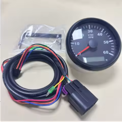 1set For Mercury 6K 6000 RPM Tachometer Gauge Outboard RPM Meter Outboard Motor
