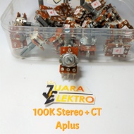100K Stereo Potentiometer + Aplus CT | Stereo Potentiometer + CT 100K Aplus