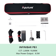 Aputure INFINIBAR PB6 PB3 PB12 1/2/4ฟุต RGBWW เต็มจอ LED พิกเซลถ่ายภาพสดสตรีมมิ่งเติมแสงได้ภาพบุคคลก