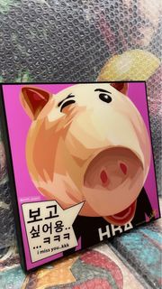 [現貨❤️‍🔥] Hamm 火腿豬|Toy Story 反斗奇兵 - Keetatat Sitthiket Famous Popart /Pop Art - 泰國畫家畫作 - 普普風藝術 - 正版掛畫