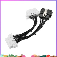 16 Pin OBD2 OBDii OBD2 Splitter Extension Cable One Male to Two Female Y Cable OBD2 Splitter Extensi