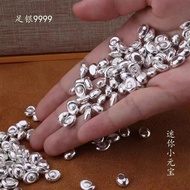 เงินแท้แท่งเล็กเงินแท้ 999 คอลเลกชันการลงทุนแท่งแข็งเครื่องประดับนำโชคชงชาสัตว์เลี้ยงชาของขวัญเงินปี