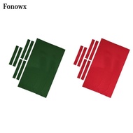[AbabixaMY] Pool Table Cloth with 6Pcs Felt Strips for 9ft Snooker Pool Billiards Table