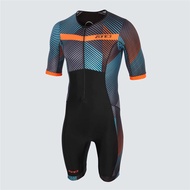 Zone3 Men Cycling Racing Short Sleeve Swiming Suit Pro Road Bike Roller Skate Clothing Bicycle Triat