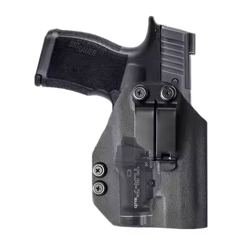 kydex IWB Holster for Sig Sauer P365 P365XL with Streamlight Sub TLR-7 Tactical Light Flashlight Opt