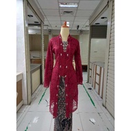 Kebaya Kutubaru burkat kombinasi payet mutiara/kebaya kutubaru/kebaya modern