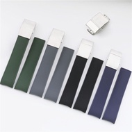 With logo and Standard Adapt to Langqin Comcas Fluoride Rubber Strap L3.742/781 Sports Rubber Watch 