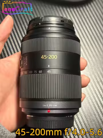 95% New Original For Panasonic G VARIO 45-200mm f/4.0-5.6 MEGA OIS（H-FS045200）Lens Macro 4/3 lens
