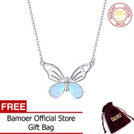 BAMOER สร้อยคอเงินแท้925สร้อยคอแฟชั่นสำหรับผู้หญิงเครื่องประดับ BSN216