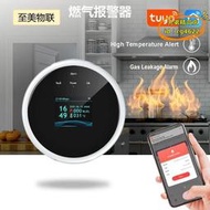 【優選】wifi燃氣報警器廚房煤氣洩漏報警器電磁閥可燃氣體檢測儀家用