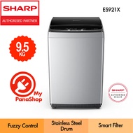 Sharp Top Load Washer Stainless Steel Tub ( 7.5 - 9.5 KG ) ES721X / ES821X / ES921X