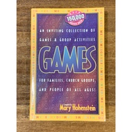 GAMES ;AN INVITING COLLECTION OF GAMES & GROUP ACTIVITIES FOR FAMILIES, CHURCH GROUPS book by Mary H